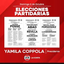 lista elecciones ucr