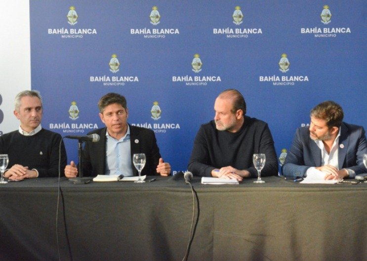 Kicillof anunció una inversión de $273.000 millones para la reconstrucción de Bahía Blanca