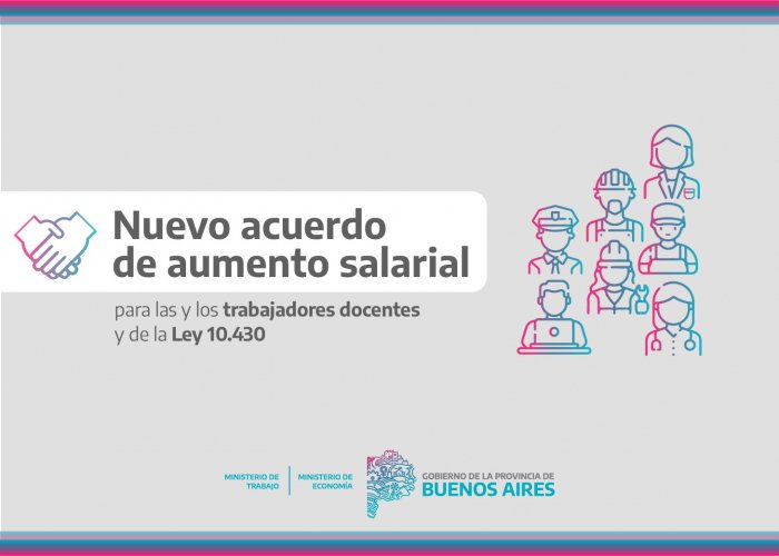 Paritarias bonaerenses | La Provincia acordó con estatales y docentes un aumento salarial del 7% escalonado
