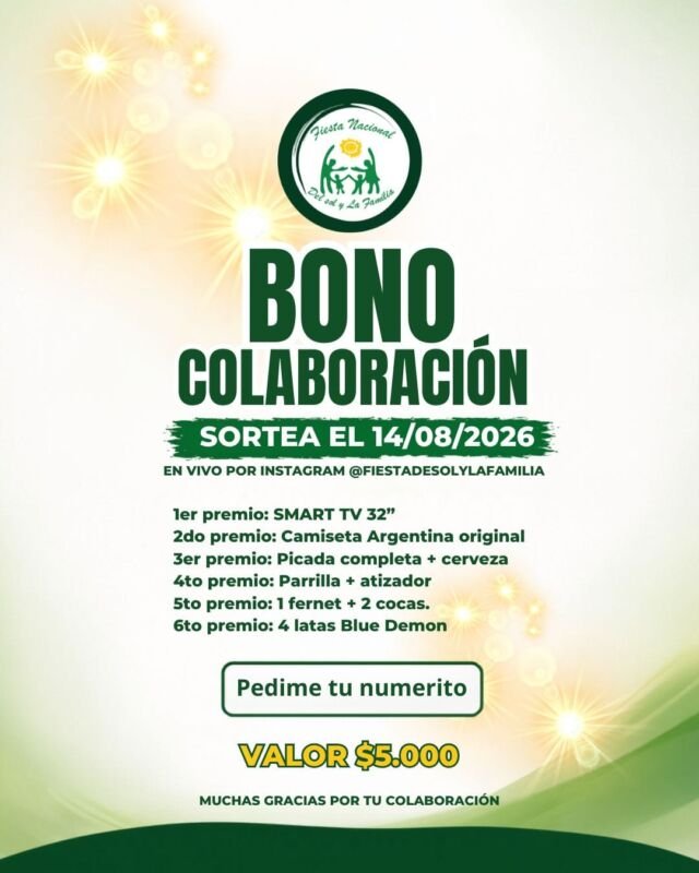 bono Fiesta del Sol