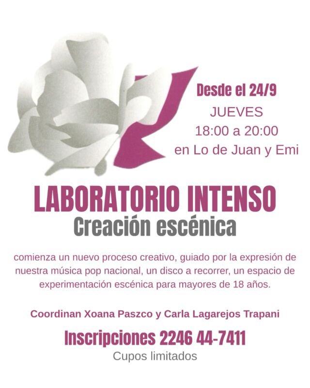 laboratorio escenico